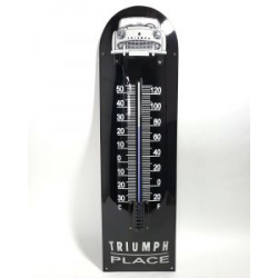 Thermomètre émail Triumph TR3 LARGE