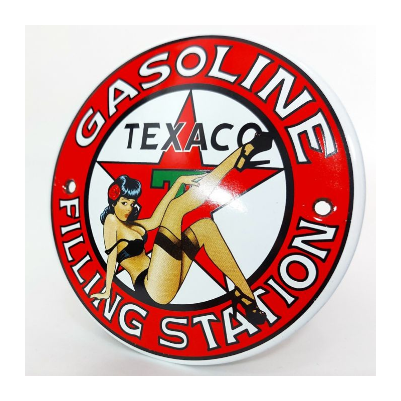 Texaco Gasoline Filling Station